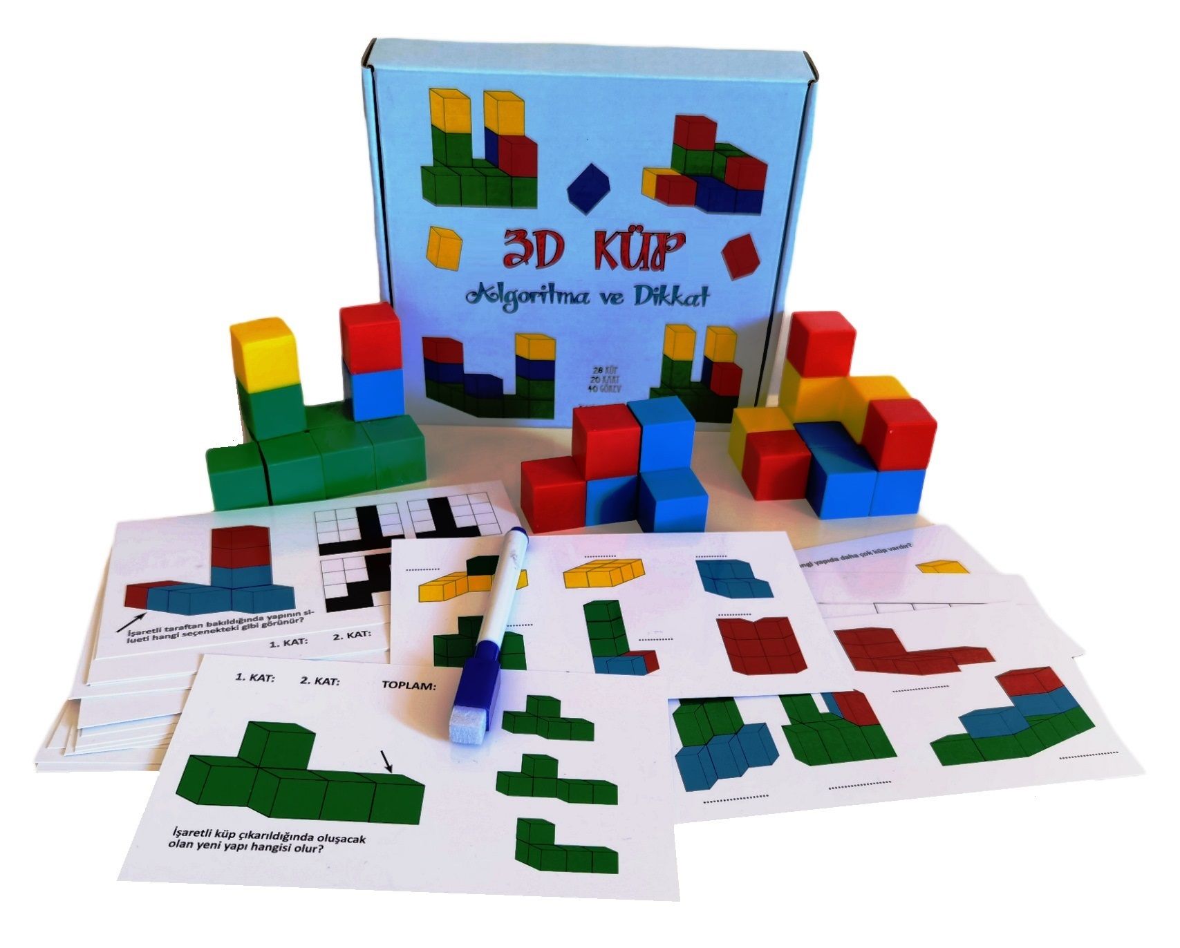 3D KÜP algoritma ve dikkat