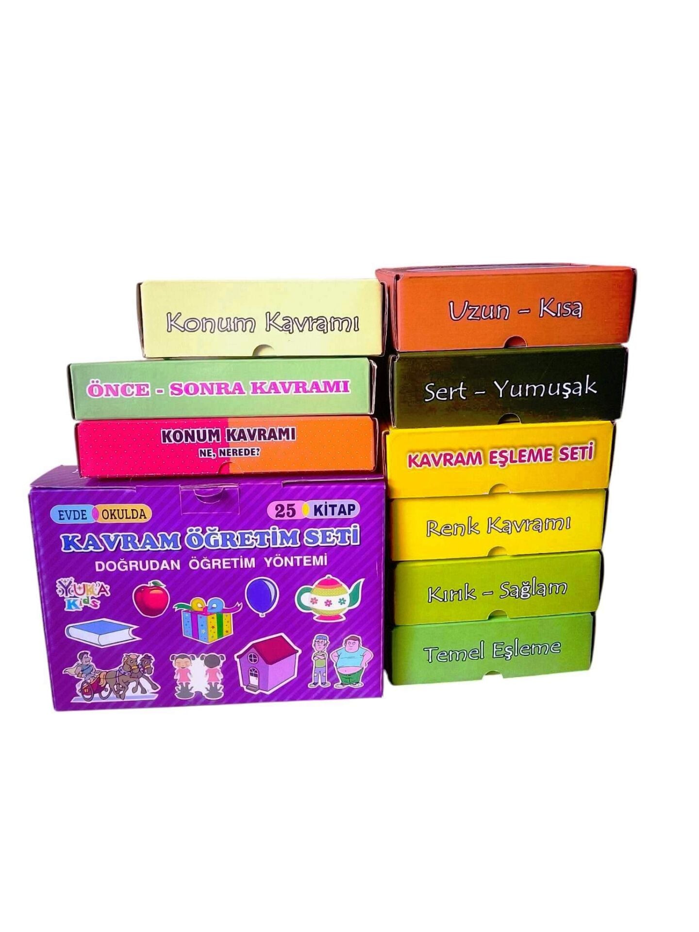 Kavram Öğretim Seti (Gerçek Nesneler ve Kartlar)