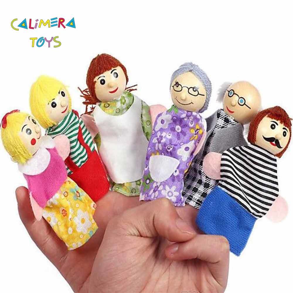 6'lı Aile Parmak Kukla